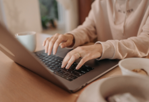 Person on laptop